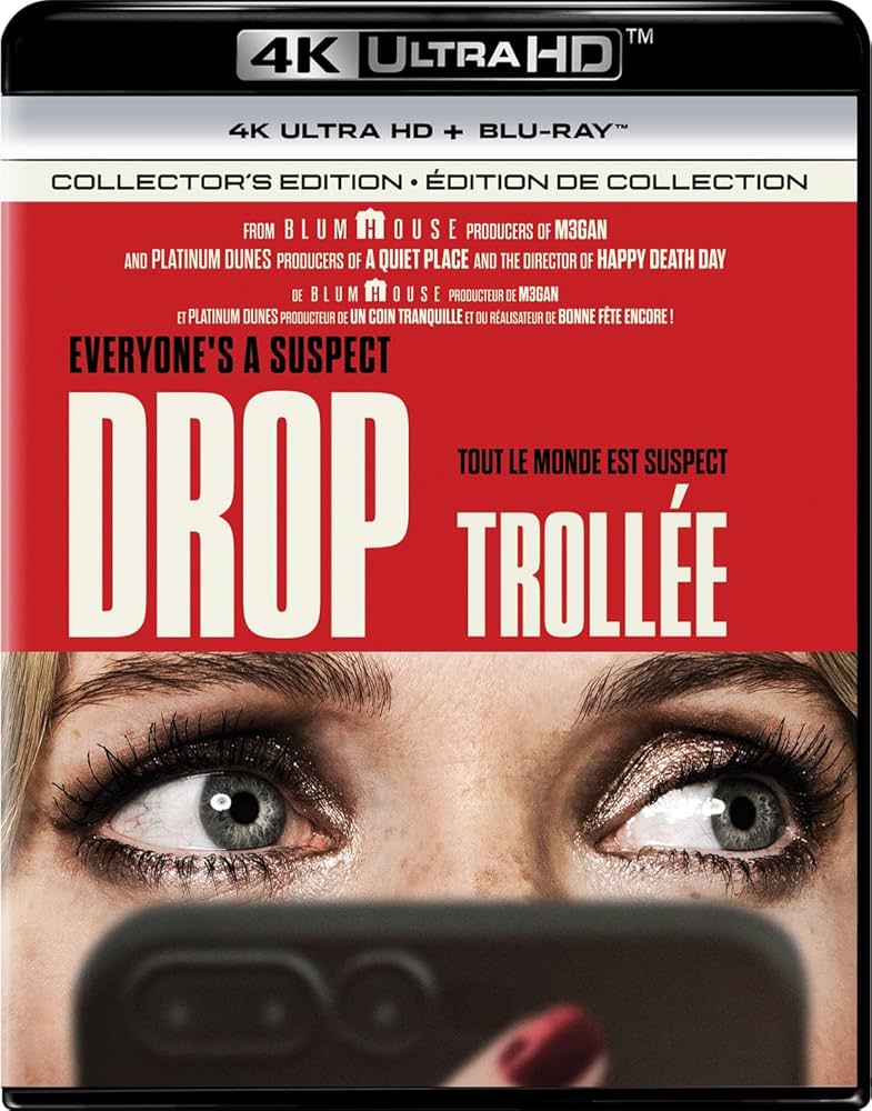 ❄️ Drop ❄️ Blu-ray Drop - Collector's Edition 4K Ultra HD + Blu-ray (Bilingual